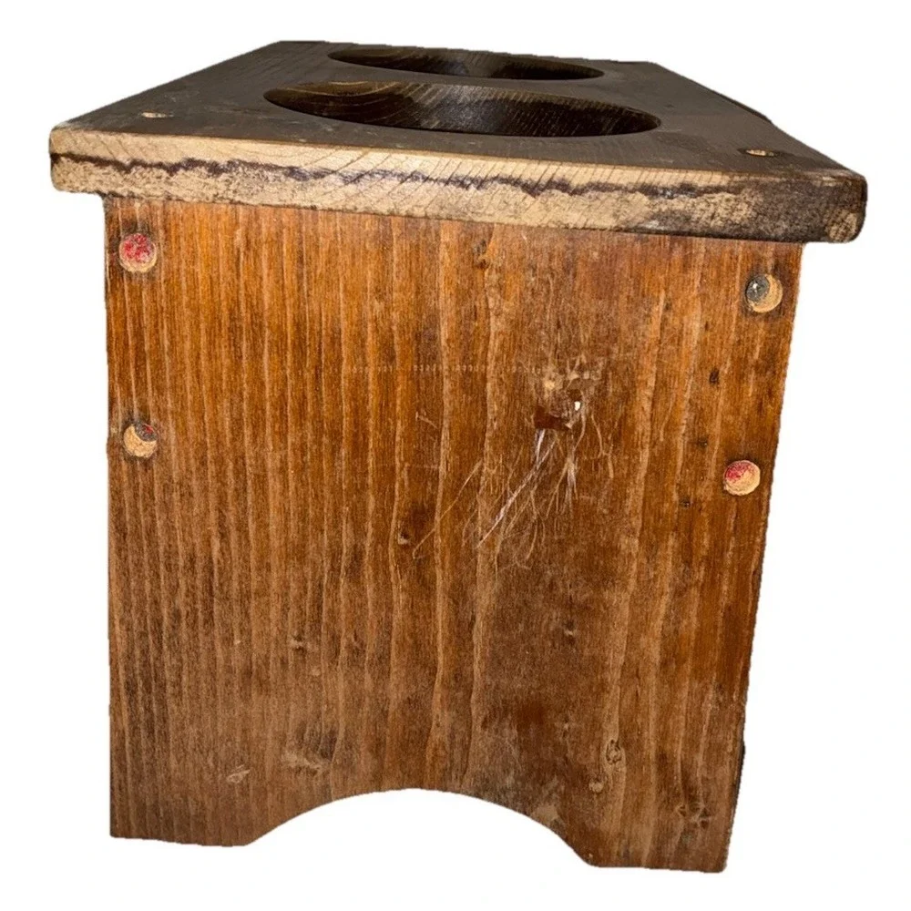 The Original Doggie Dinette Double Bowl Holder Elevated Stand Raised MCM Vintage